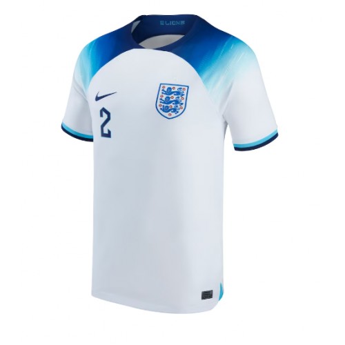 England Kyle Walker #2 Replica Home Shirt World Cup 2022 Short Sleeve